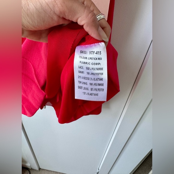 BNWT Red lace dress from brand THREE FLOOR - Picture 9 of 9